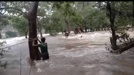 gadchiroli flood person rescued after 36 hours