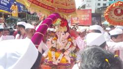 Ganpati Immersion in Pune : मानाच्या पहिला कसबा गणपतीचे विसर्जन