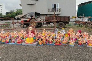 Nashik Municipal Corporation collected 1707 Ganesha idols in five days nashik