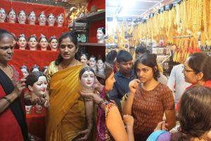 arrival of Gauri on Anuradha Nakshatra womens shopping for gauri avahan