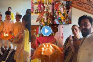 genelia deshmukh shares video of ganpati festival as family celebrates together