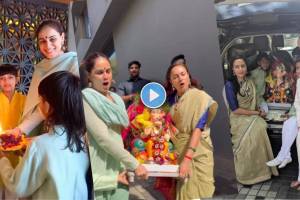 genelia deshmukh shares video of ganpati visarjan celebration