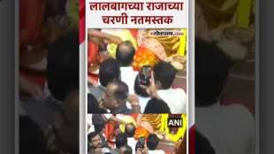 Deputy Chief Minister Ajit Pawar took darshan of lalbaug cha raja