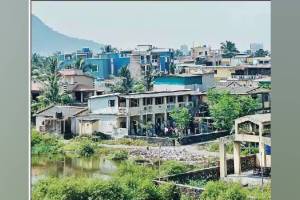 redevelopment of thousands of residential houses in Uran stalled due to notification of Navys security belt