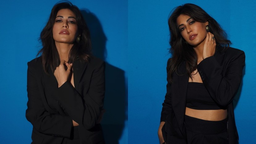 Chitrangada Singh monochrome black outfit