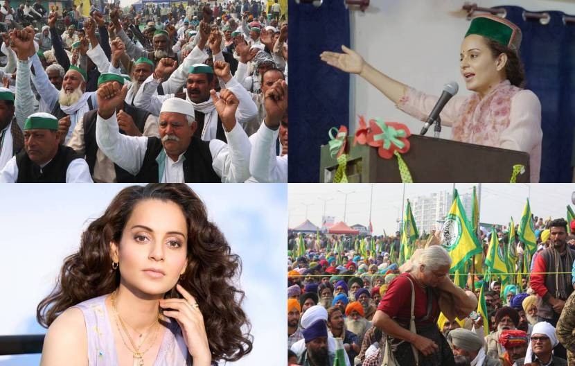 How Many times Kangana Ranaut has given controversial statements on Farmers Laws