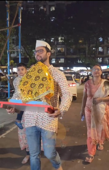 amit bhanushali ganpati 2024