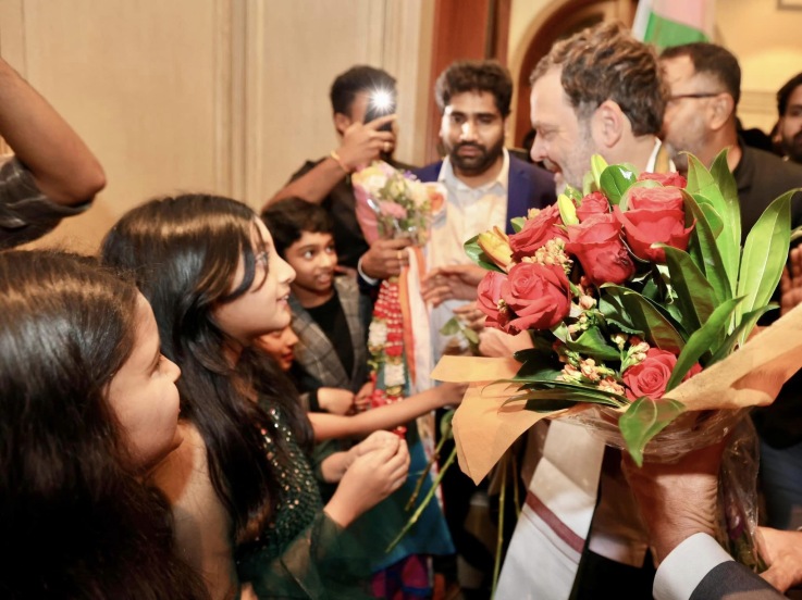 Rahul Gandhi arrives in Dallas for US visit, Rahul Gandhi US visit