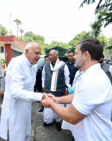 Jammu Kashmir elections Rahul Gandhi speech criticized central government