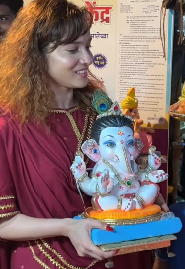 ankita lokhande ganpati 2024