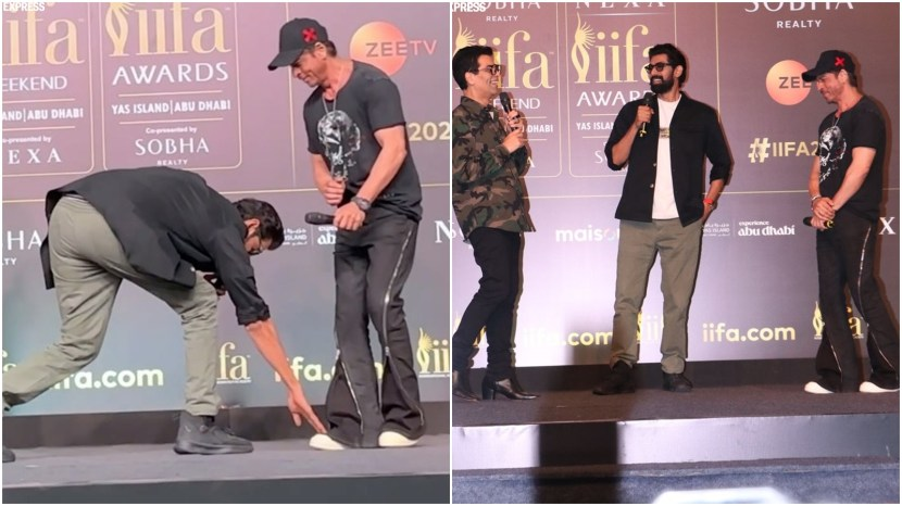 Rana Daggubati touches Shah Rukh Khan