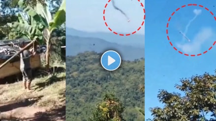 Indian Attack helicopter shot in manipur fact check originally from myanmar