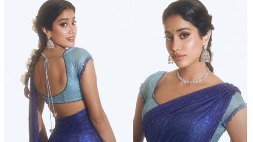 Janhavi Kapoor Saree Look