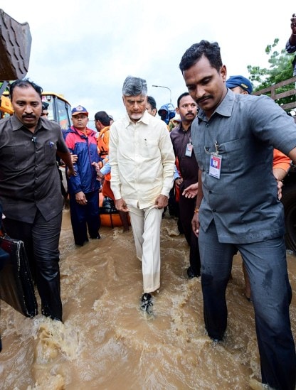 Flood impact in Vijayawada