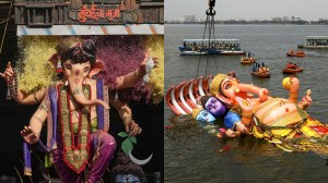 Ganesh Visarjan 2024 : ढोल-ताशांच्या गजरात, गुलाल उधळत, थाटामाटात लाडक्या बाप्पाला निरोप, पाहा फोटो