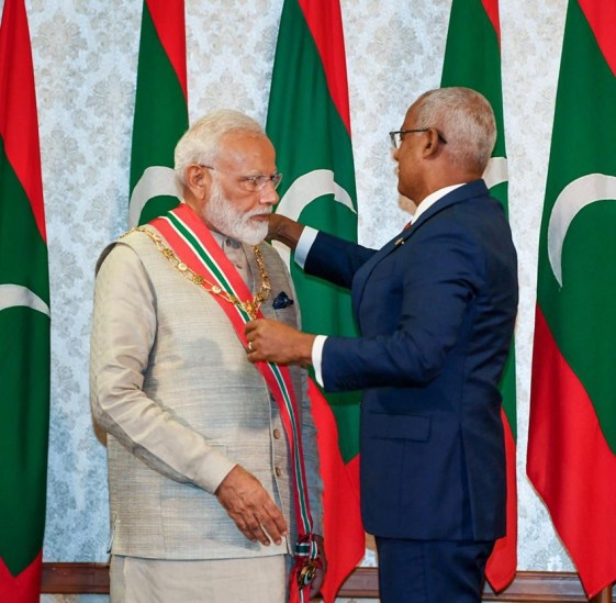 Order of Izzuddin Maldives Modi