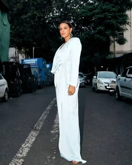 Neha Dhupia Dinner Date Dress