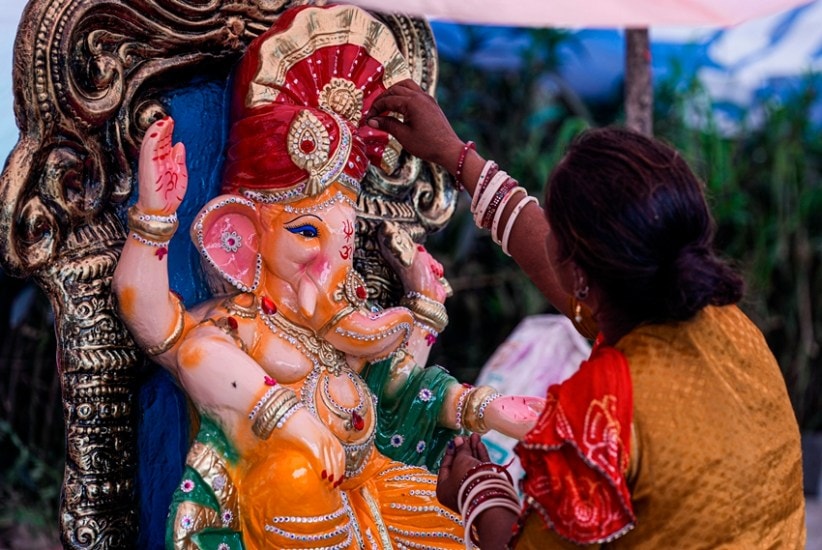 Delhi Ganesh Chaturthi clay idols