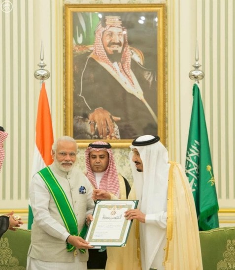 Saudi Arabia Order of Abdulaziz PM Modi