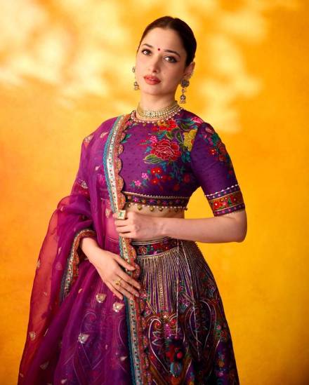 Tamannaah Bhatia Look in Ambani's Ganesh Celebration