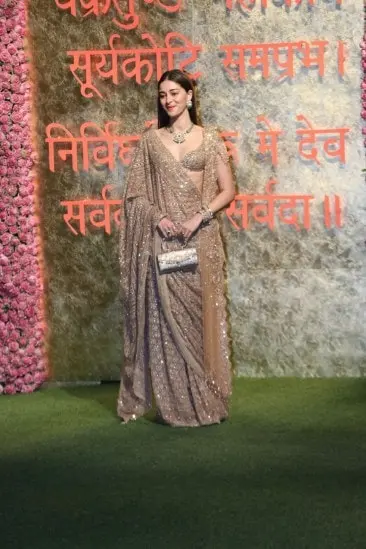 Ananya Pandey Mukesh Ambani Ganesh Utasav