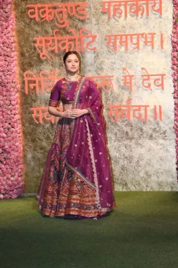 Tamannaah Bhatia Mukesh Ambani Ganesh Utasav