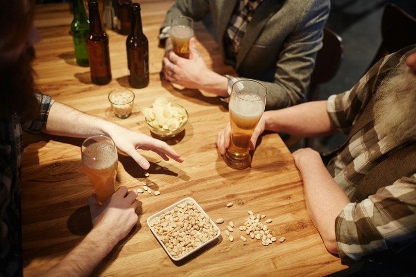 Free Peanuts with Alcohol