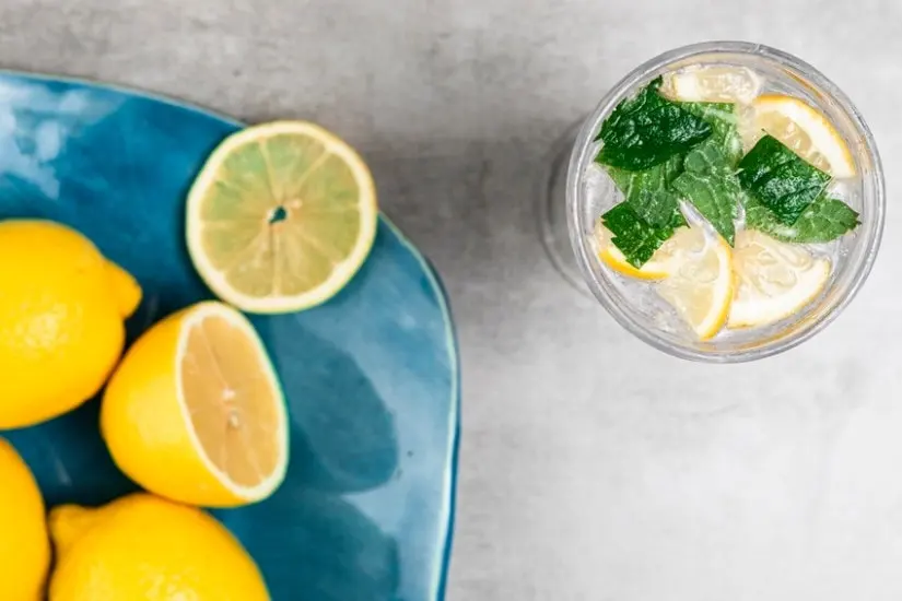 Lemon water for digestion