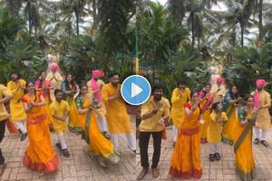 Lakhat Ek Amcha Dada Marathi Serial Starcast dance video