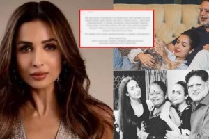 malaika Arora post about father death