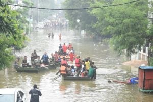 nagpur ambazari lake overflowed flood situation completes one year