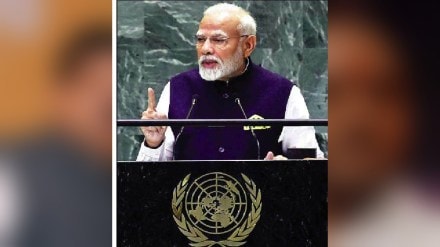 Prime Minister Narendra Modi clear opposition to war in his speech in the General Assembly