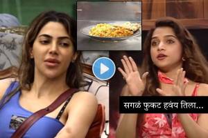 bigg boss marathi jahnavi and nikki huge fight