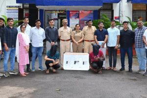 Pimpri police seized three pistols and four live cartridges