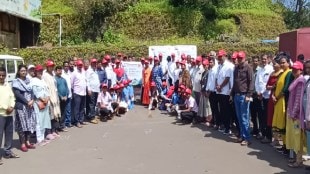 Cleanliness of Pratapgad in view of the visit of the UNESCO team satara