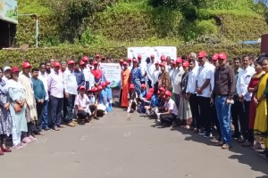 Cleanliness of Pratapgad in view of the visit of the UNESCO team satara