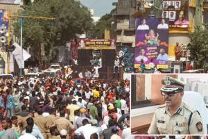 ganesh immersion procession in ended pune