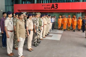 Earthquake Safety Mock Operation at Pune Airport by National Disaster Response Team and State Disaster Response Team Pune print news