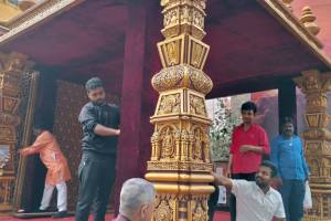 ganesh mandals preparing for idol immersion procession