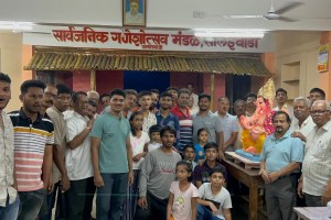 Ganesha arrival at salaiwada in Konkan sawantwadi Ganeshotsav 2024