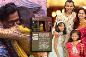 bigg boss marathi abhijeet sawant wife Shilpa first post after she visit bb house