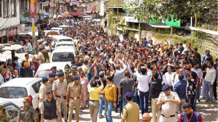 shimla protest news