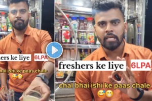 Soda seller offered a job for fresher salary upto 6 lpa content creator reel viral video