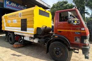 kdmc to use mechanical sweeping machines to clean concrete roads in kalyan dombivali