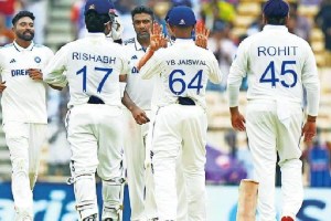 Test cricket match against Bangladesh India hold on to the match