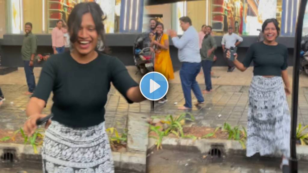 viral video of girl dancing in middle of traffic