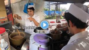 viral video of influenser become a tea seller