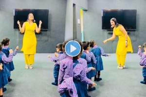 Teacher dances on thirsty crow song students followed it viral video on social media