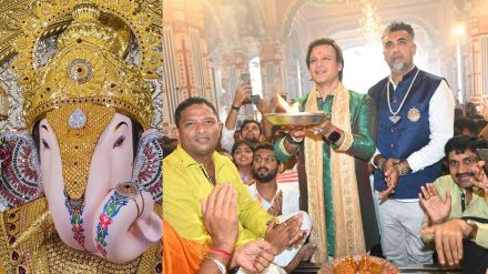 Diamond tilak worth Rs 50 lakh to shrimant Dagdusheth Halwai Ganapati