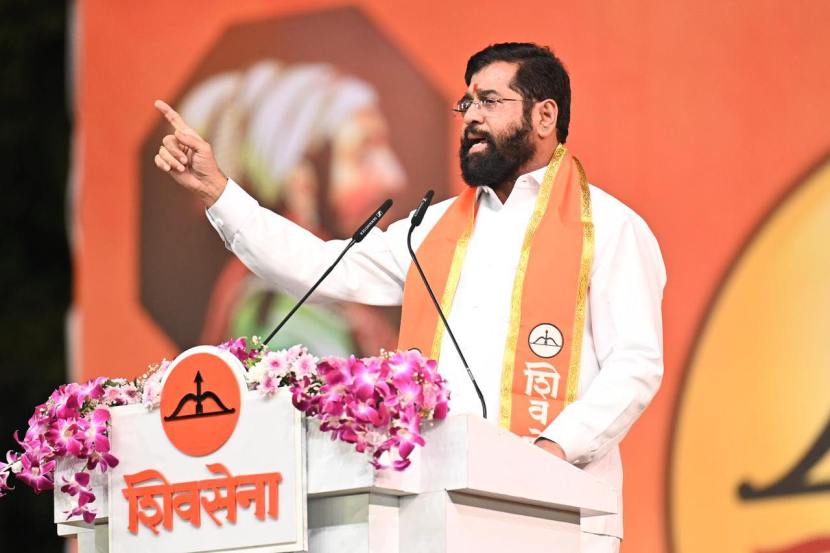 Shivsena Dasara Melava Aazad Maidan 2024 Photos, eknath shinde speech 